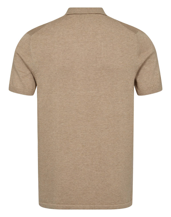 BS Aaran Regular Fit Polo - Beige