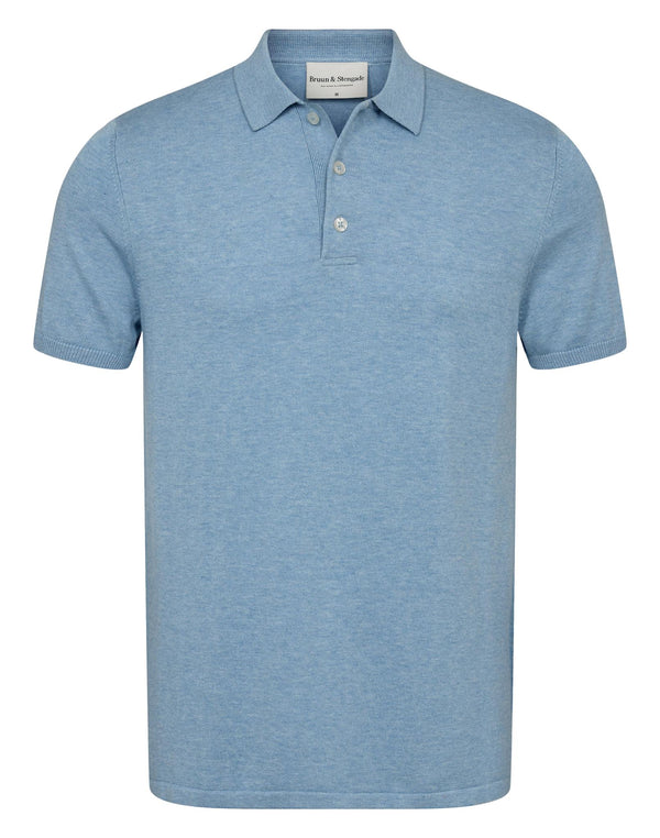 BS Aaran Regular Fit Polo - Light Blue