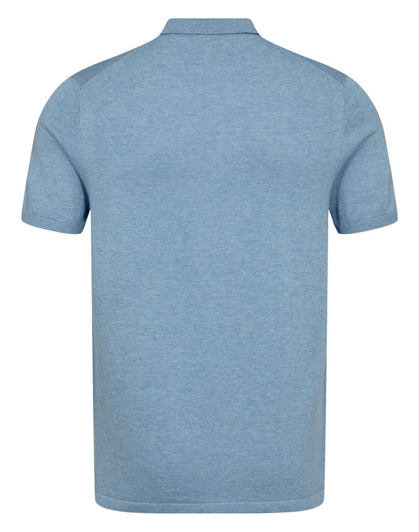 BS Aaran Regular Fit Polo - Light Blue