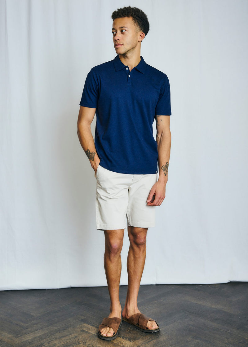 BS Ishigaki Regular Fit Polo - Navy