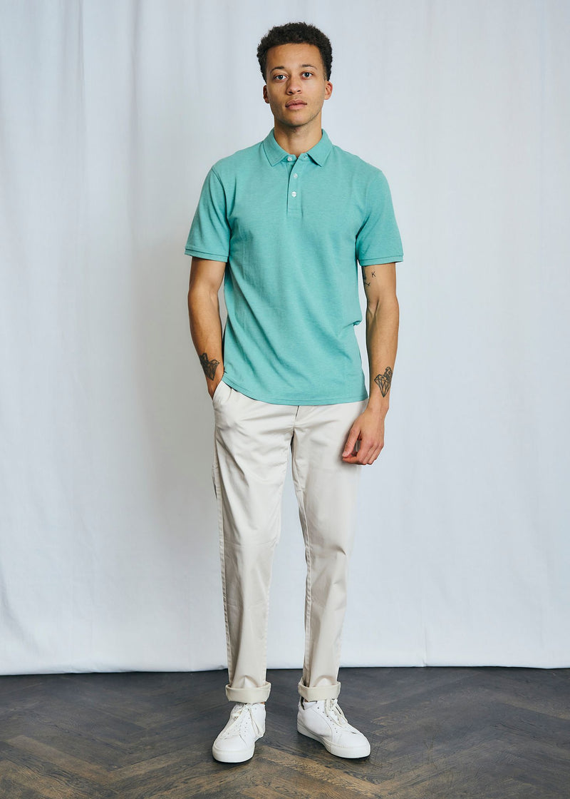 BS Taketomi Regular Fit Polo - Aqua