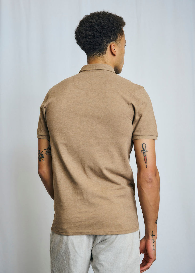 BS Taketomi Regular Fit Polo - Brown