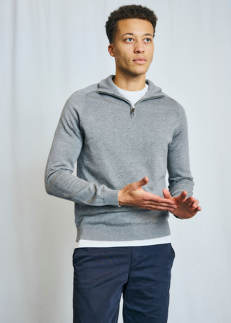 BS Vangelis Regular Fit Knitwear - Light Grey