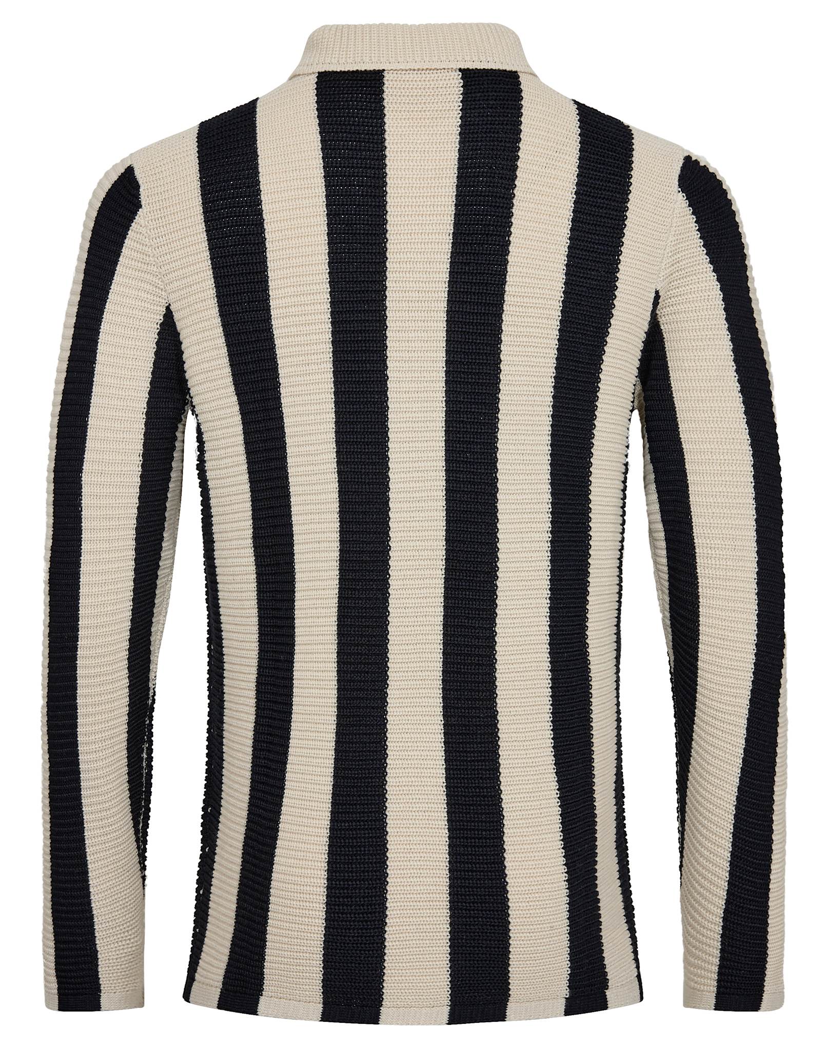 BS Sito Regular Fit Knitwear - Navy/White