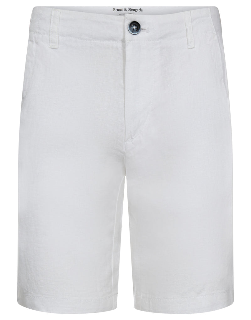 BS Peppon Regular Fit Shorts - White