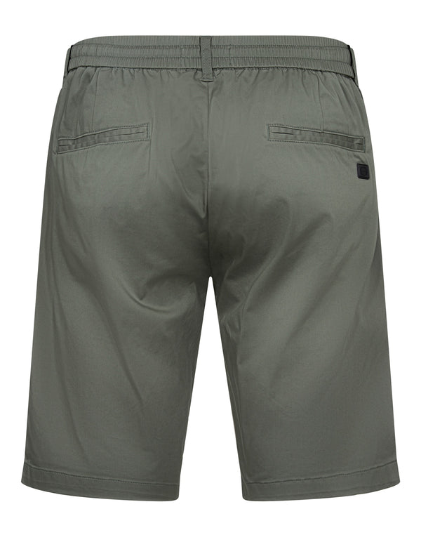 BS Akio Regular Fit Shorts - Green