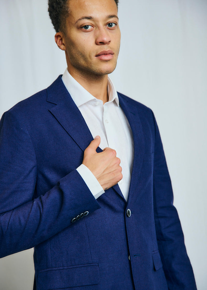 BS Pollino Classic Fit Blazer - Navy