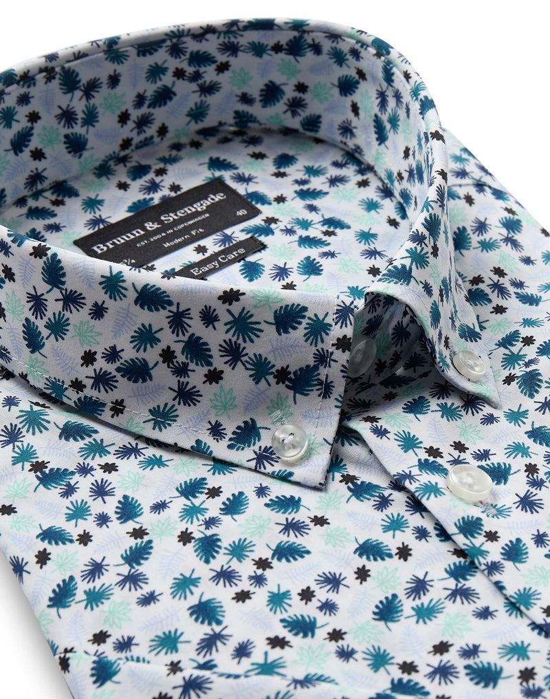 BS Bagnis Modern Fit Shirt - Green