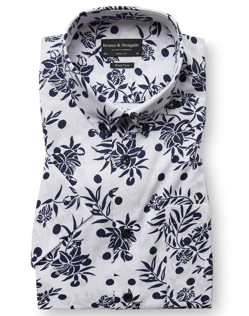 BS Mayot Modern Fit Shirt - White
