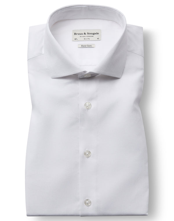 BS Lajovich Slim Fit Shirt - White