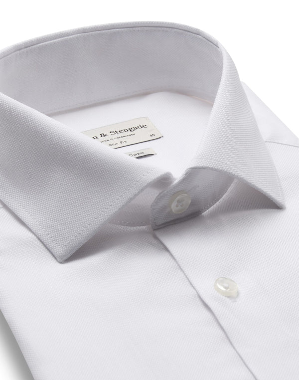 BS Lajovich Slim Fit Shirt - White