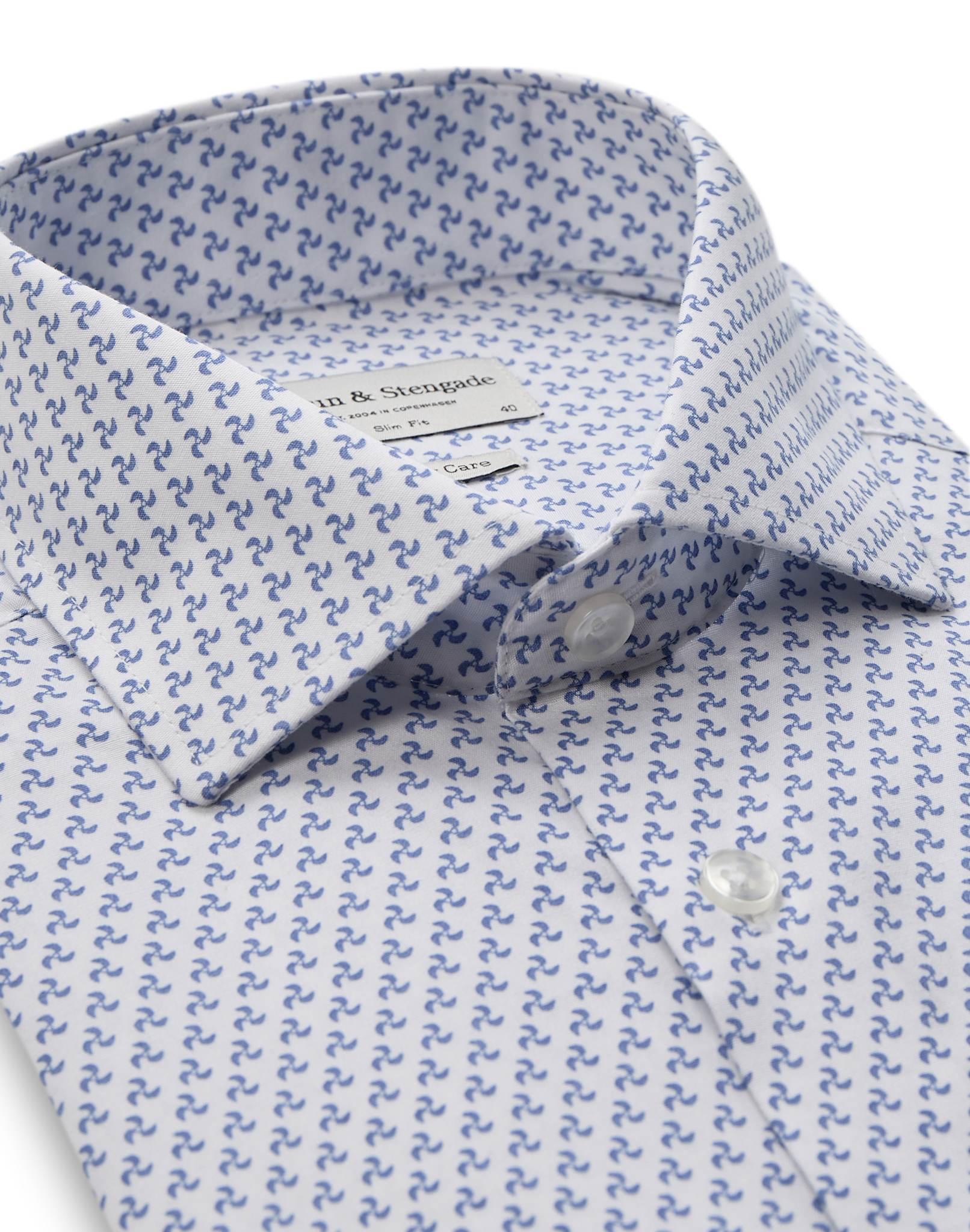 BS Coric Slim Fit Shirt - White