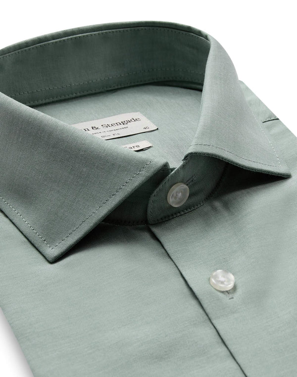 BS Tiafoe Slim Fit Shirt - Green