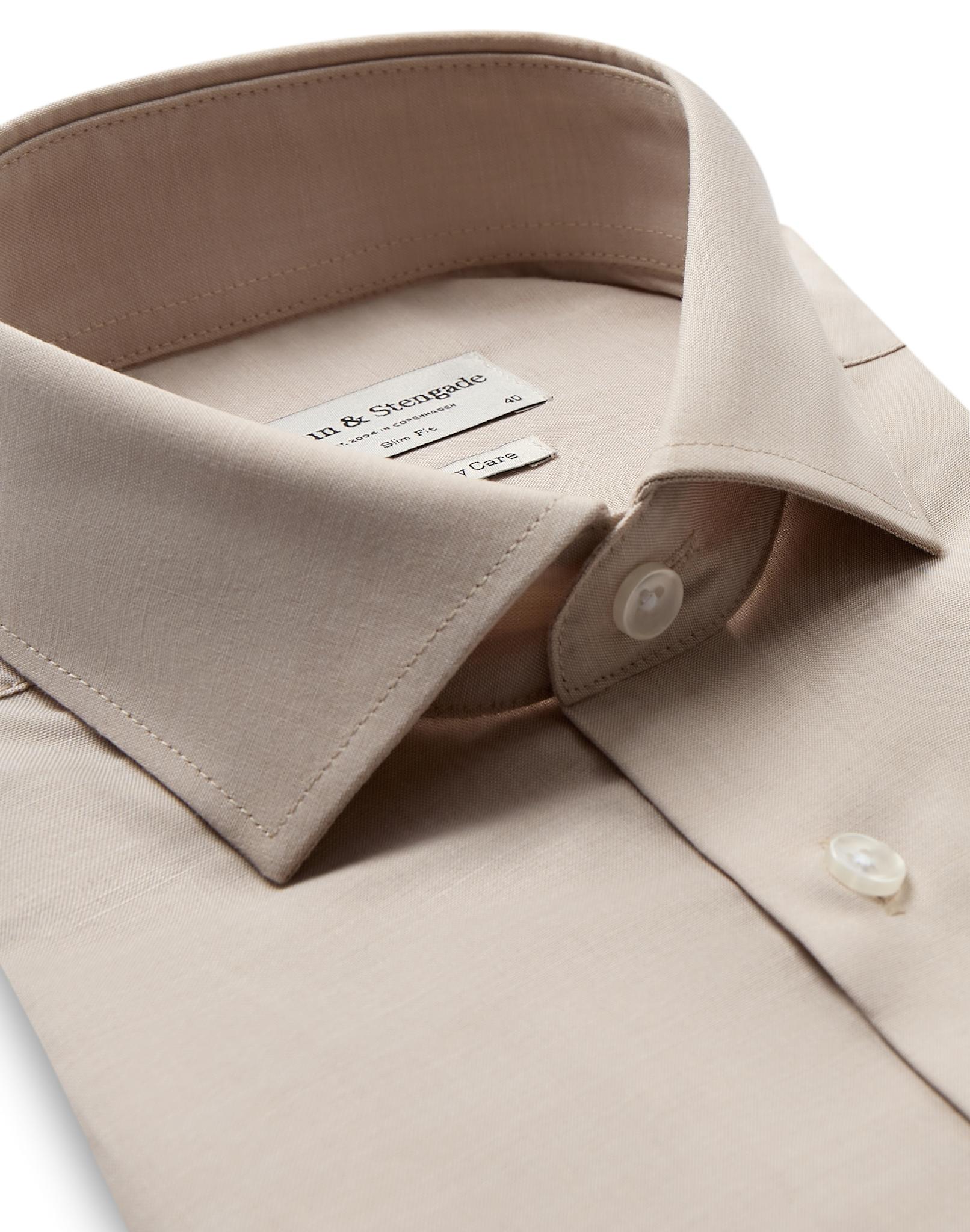 BS Norrie Slim Fit Shirt - Sand