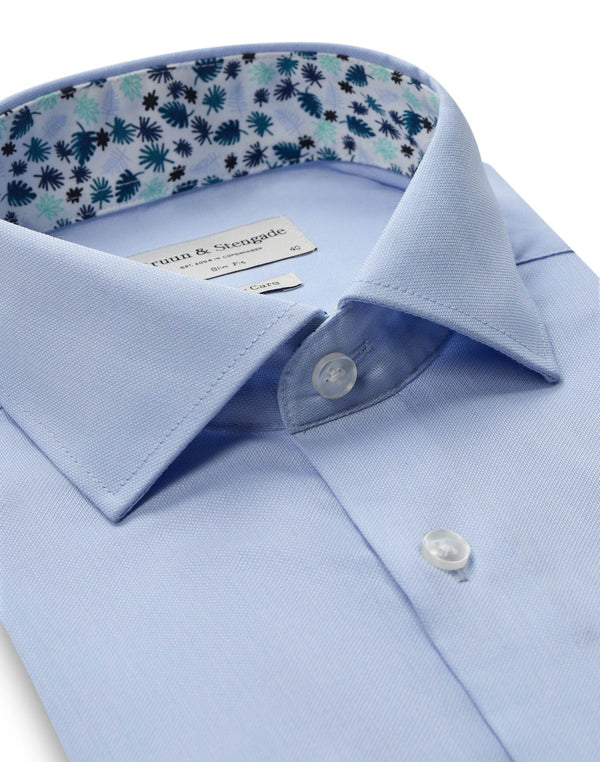 BS Novak Slim Fit Shirt - Light Blue