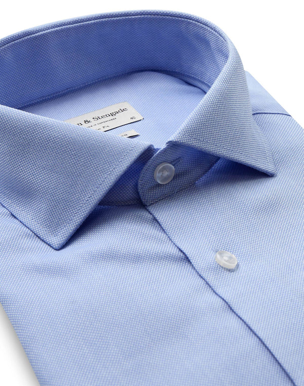 BS Zverev Slim Fit Shirt - Light Blue