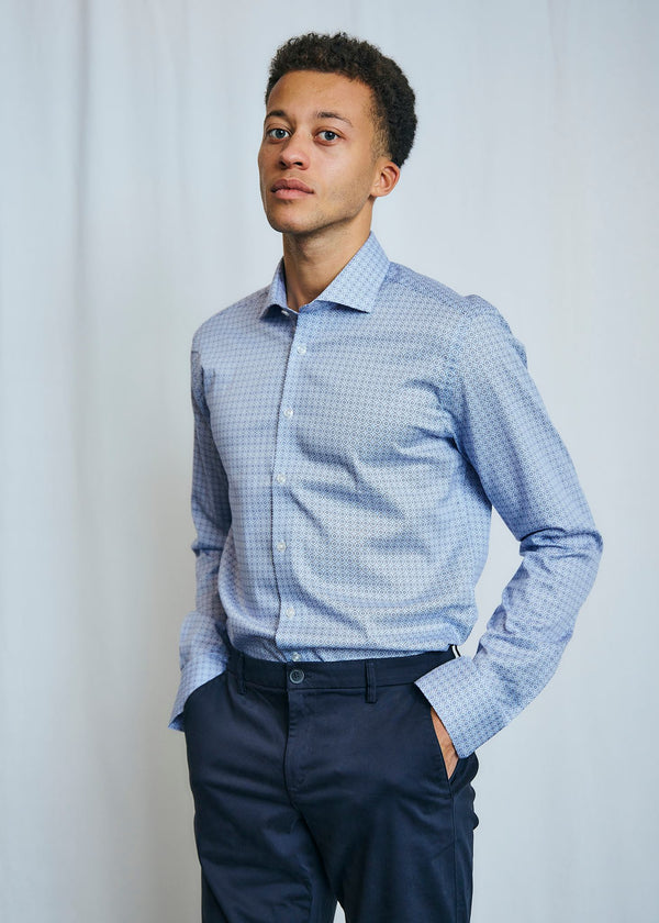 BS Jaume Slim Fit Shirt - Light Blue