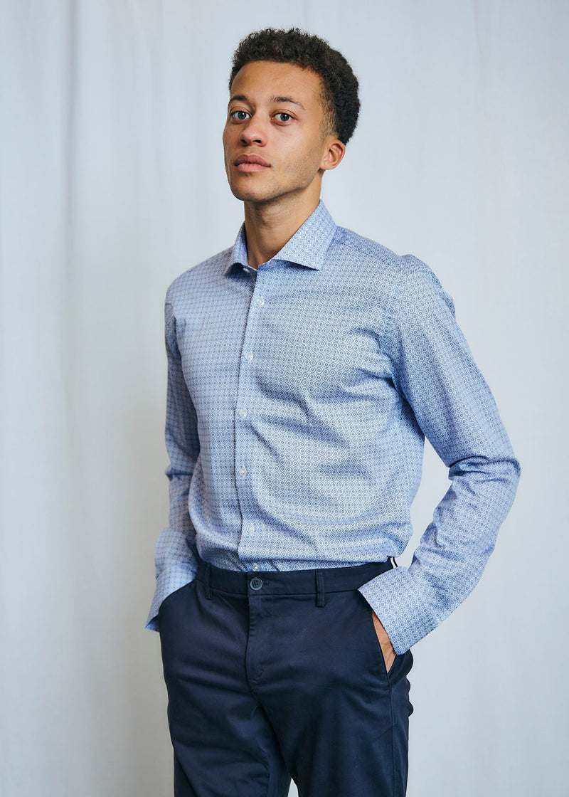 BS Jaume Slim Fit Shirt - Light Blue