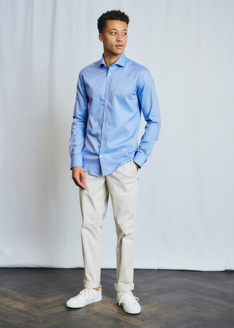 BS Alcaraz Modern Fit Shirt - Light Blue