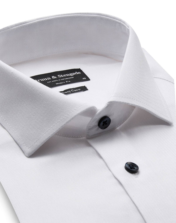 BS Bautista Modern Fit Shirt - White