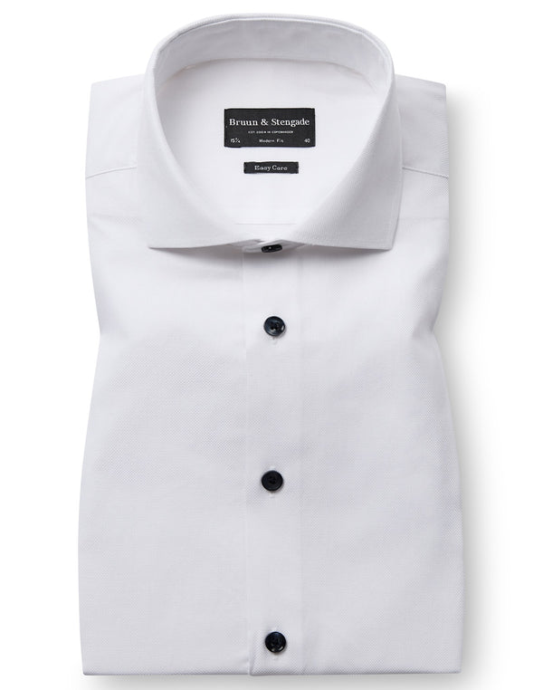 BS Bautista Modern Fit Shirt - White