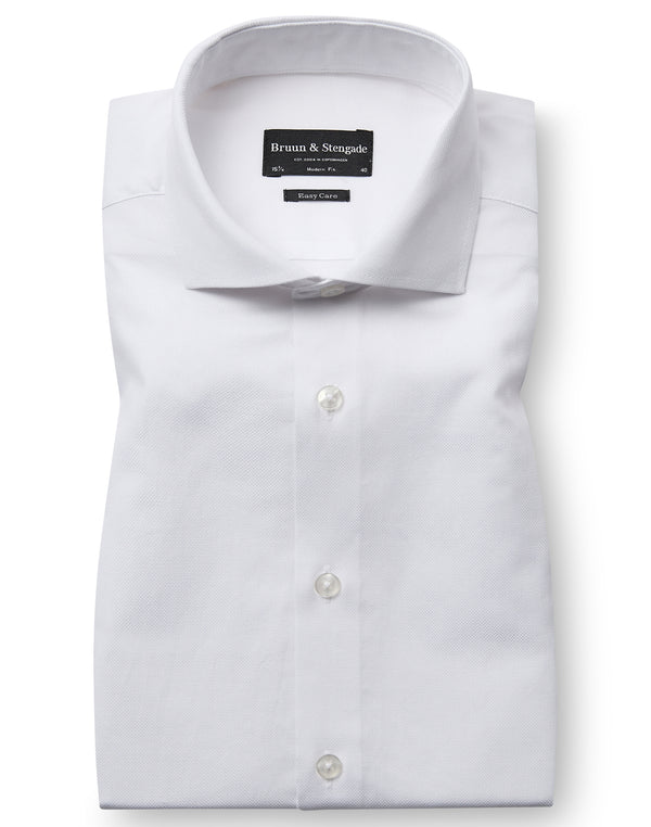 BS Hanfmann Modern Fit Shirt - White