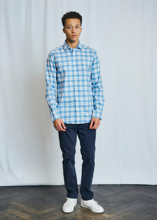 BS Purcell Modern Fit Shirt - Blue