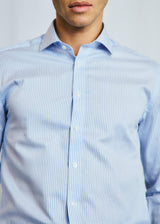 BS Alexei Modern Fit Shirt - Light Blue/White