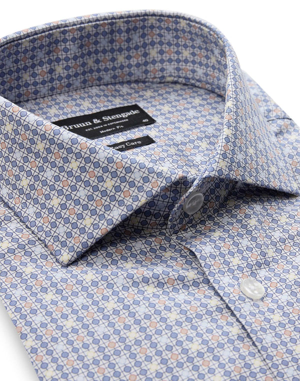 BS Djere Modern Fit Shirt - Blue