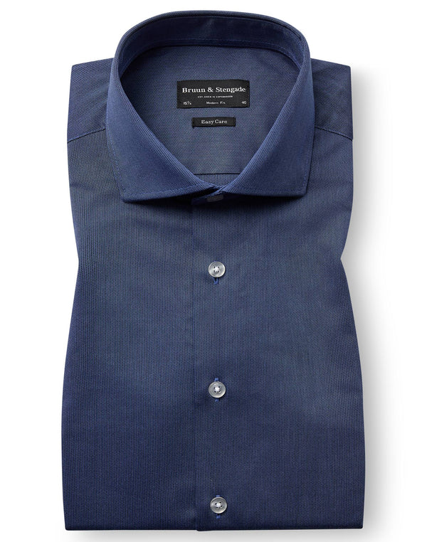 BS Etcheverry Modern Fit Shirt - Dark Blue