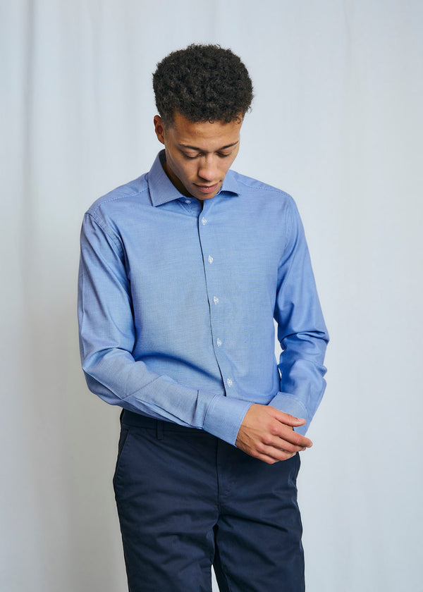 BS Struff Modern Fit Shirt - Dark Blue