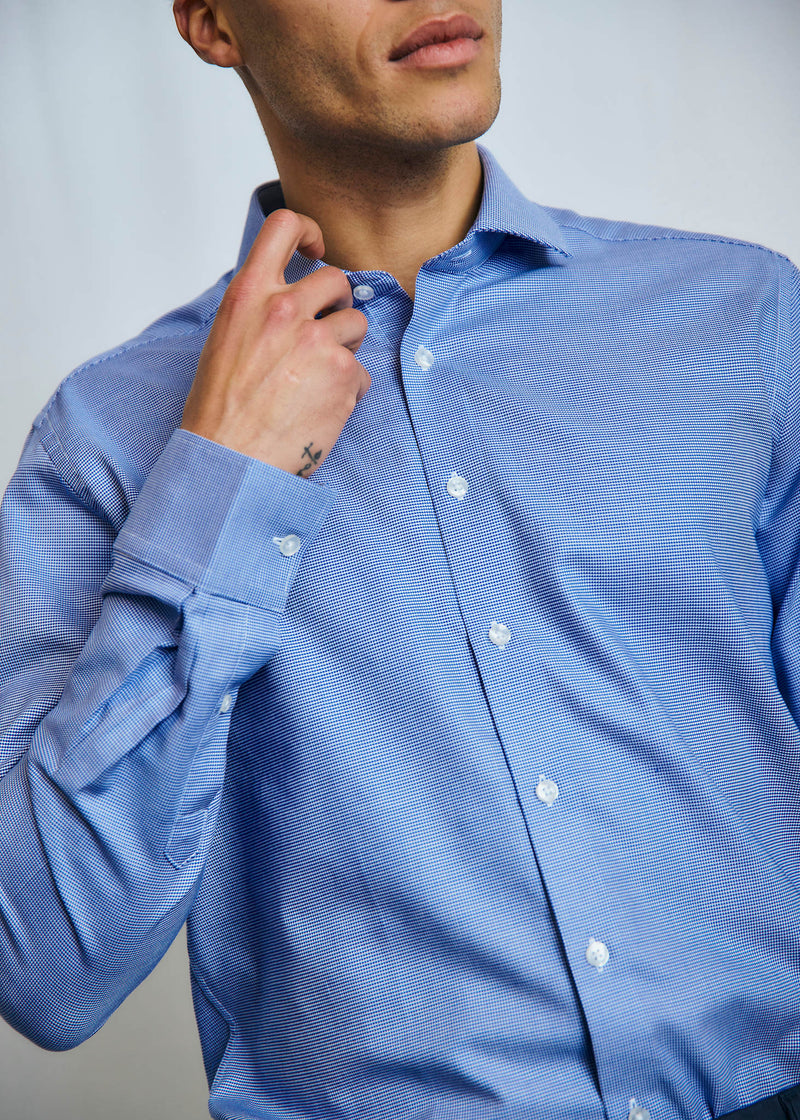 BS Struff Modern Fit Shirt - Dark Blue