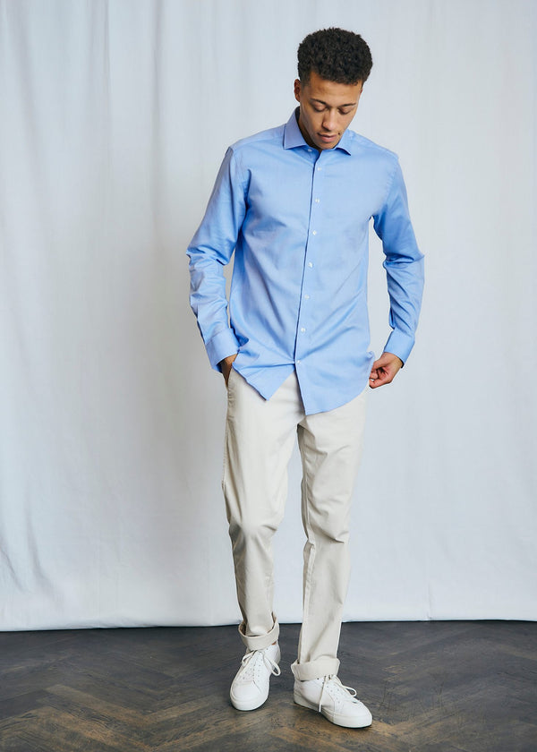 BS Sinner Modern Fit Shirt - Light Blue