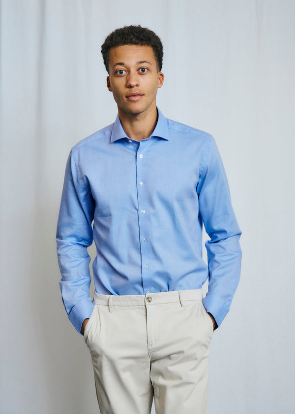 BS Sinner Modern Fit Shirt - Light Blue