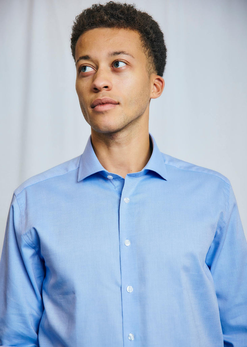 BS Sinner Modern Fit Shirt - Light Blue