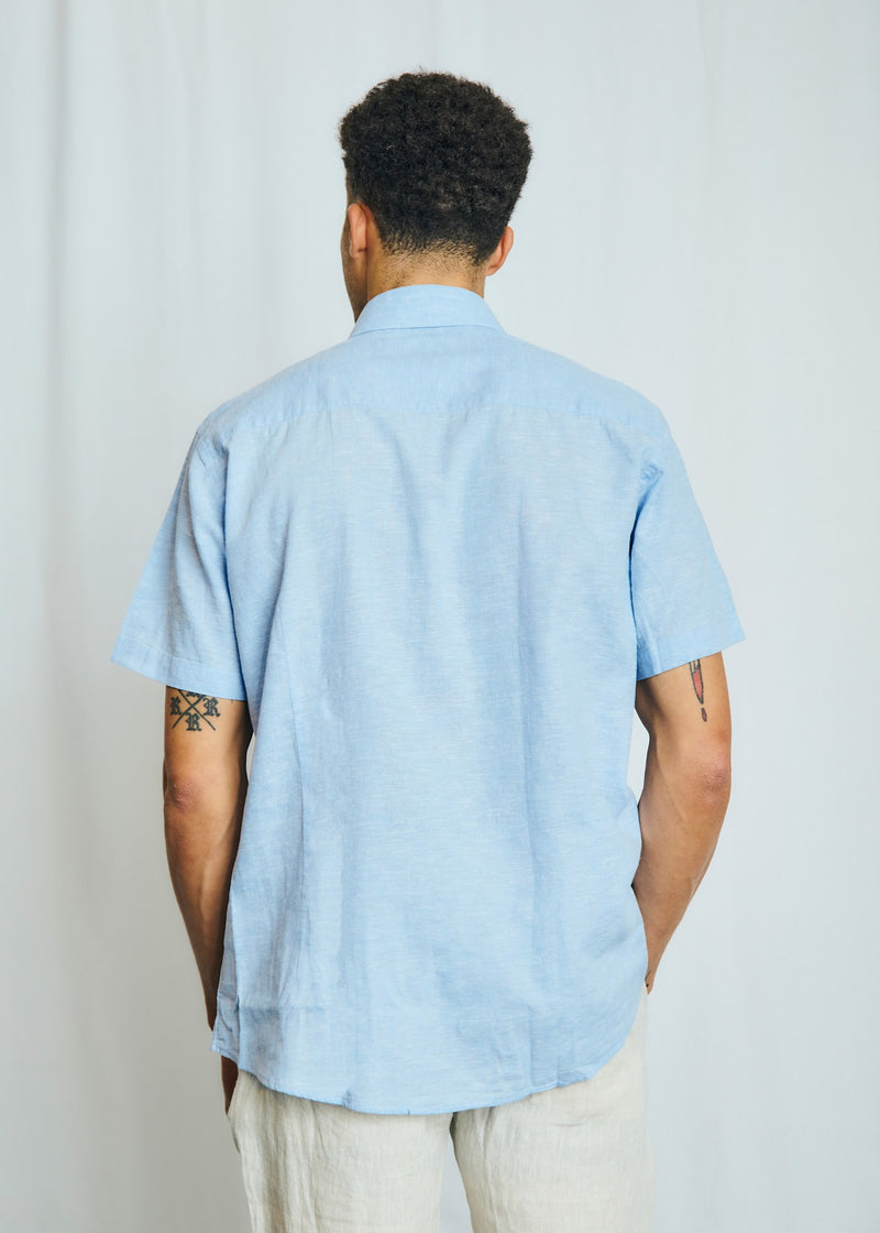 BS Hauger Casual Modern Fit Shirt - Light Blue