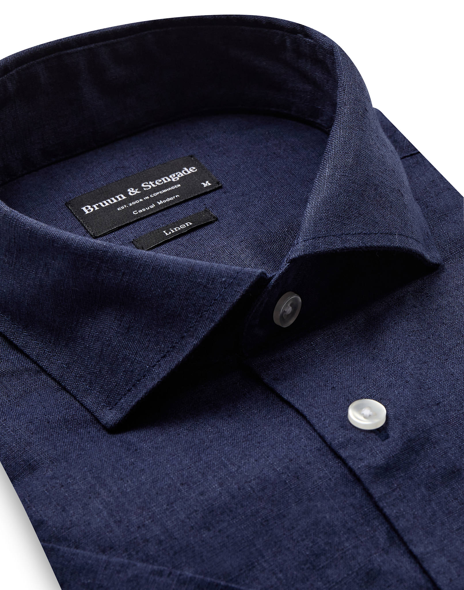 BS Hauger Casual Modern Fit Shirt - Navy