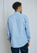BS Crawford Casual Modern Fit Shirt - Light Blue