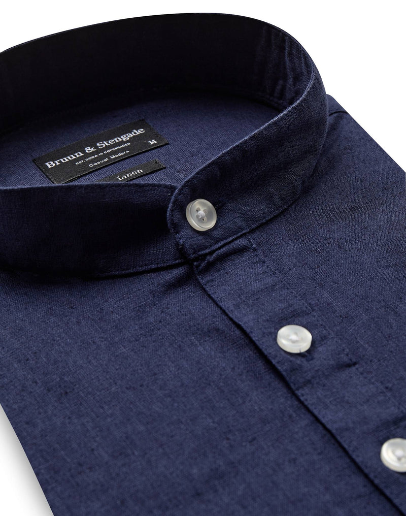 BS Crawford Casual Modern Fit Shirt - Navy