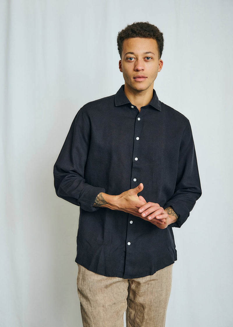 BS Antonelli Casual Modern Fit Shirt - Black