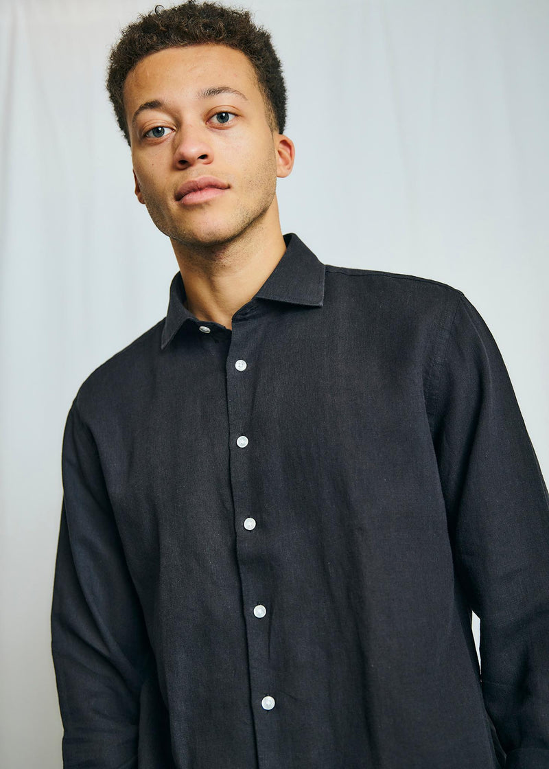 BS Antonelli Casual Modern Fit Shirt - Black