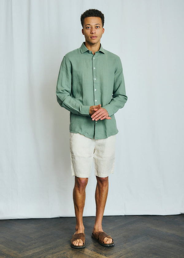 BS Antonelli Casual Modern Fit Shirt - Green