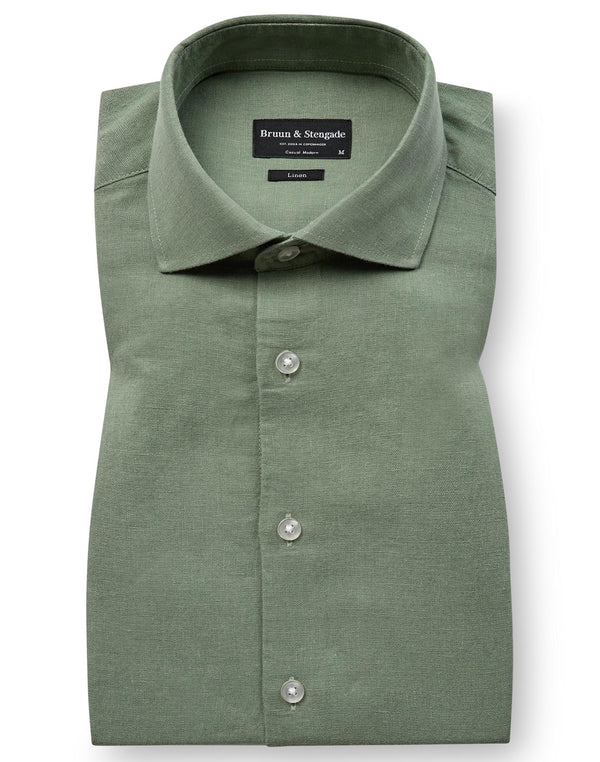 BS Antonelli Casual Modern Fit Shirt - Green
