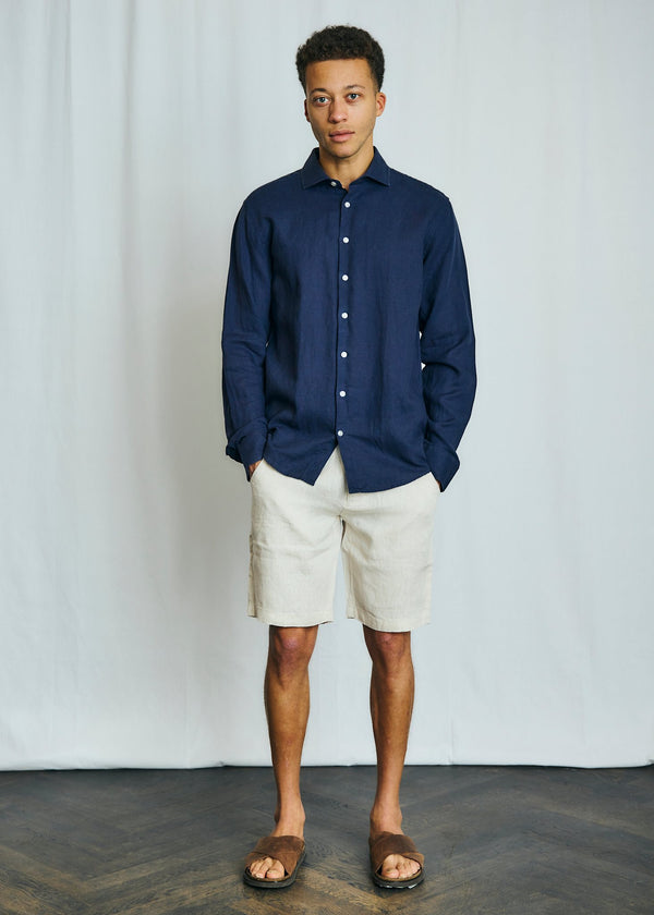BS Antonelli Casual Modern Fit Shirt - Navy