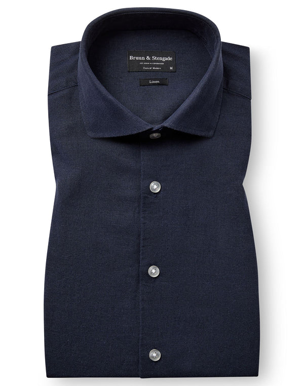 BS Antonelli Casual Modern Fit Shirt - Navy