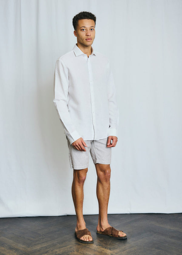 BS Antonelli Casual Modern Fit Shirt - White