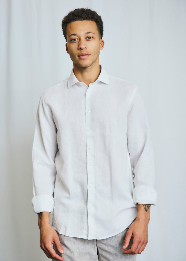 BS Antonelli Casual Modern Fit Shirt - White