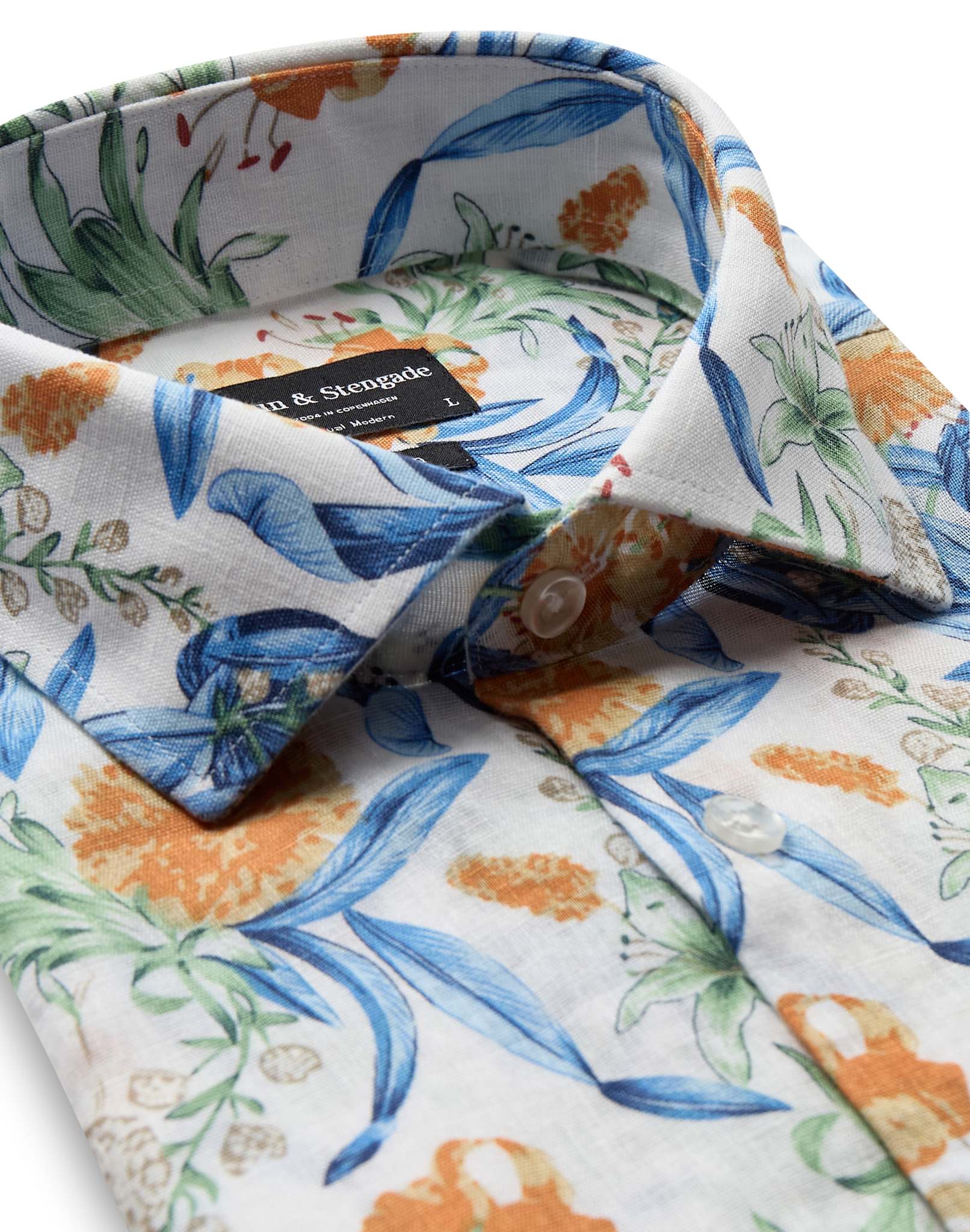 BS Bearman Casual Modern Fit Shirt - White