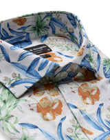 BS Walton Casual Modern Fit Shirt - White