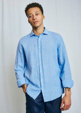 BS Antonelli Casual Modern Fit Shirt - Light Blue